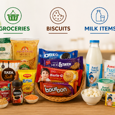 Biscuits and Milk items